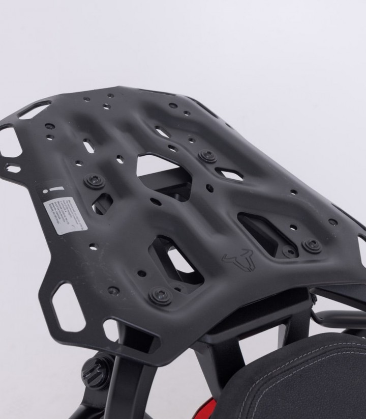 Pack Maletas Laterales + Baúl 38 L TRAX ADV en Negro + Soportes Moto Guzzi Stelvio (23) SW-MOTECH ADV.17.624.75000/B