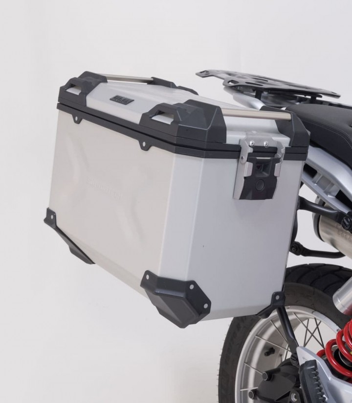 SW-MOTECH TRAX ADV Side Cases + 38 L Top Case Set with Carriers Moto Guzzi V85 TT (24) ADV.17.632.75000/S