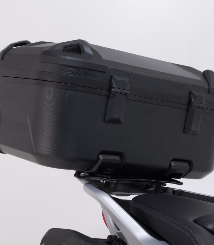 Pack Maletas Laterales + Baúl DUSC L 41 L + Soportes Moto Guzzi V85 TT (19-23) SW-MOTECH ADV.17.925.65000/B