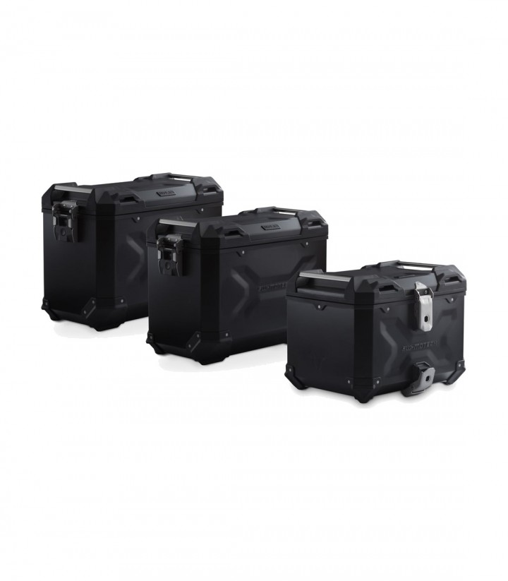 Pack Maletas Laterales + Baúl 38 L TRAX ADV en Negro + Soportes Ducati Multistrada V2 (24) SW-MOTECH ADV.22.807.75001/B