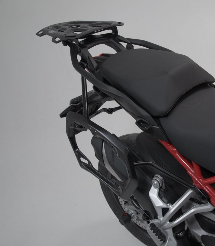 Pack Maletas Laterales + Baúl DUSC modelo USASA 41 L + Soportes Ducati Multistrada V4 (20-24) SW-MOTECH ADV.22.822.65102/B