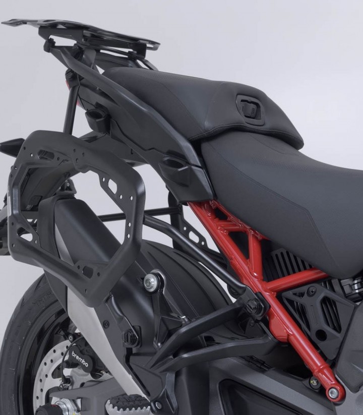 Set Seitenkoffer + Topcase DUSC XL 55 L + Träger Ducati Multistrada V4 (20-24) SW-MOTECH ADV.22.822.66002/B