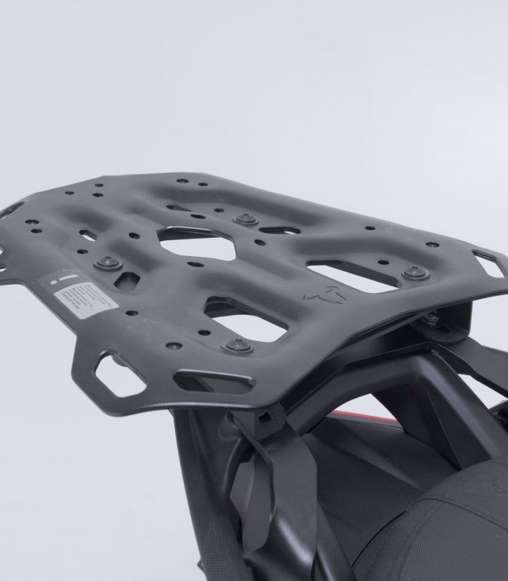 Pack Maletas Laterales + Baúl 38 L TRAX ADV en Negro + Soportes Ducati Multistrada V4 (20-24) SW-MOTECH ADV.22.822.75002/B