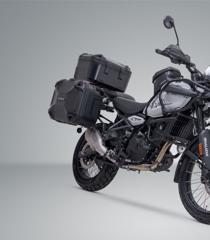Pack Maletas Laterales + Baúl DUSC L 41 L + Soportes Royal Enfield Himalayan 450 (23) SW-MOTECH ADV.41.620.65000/B