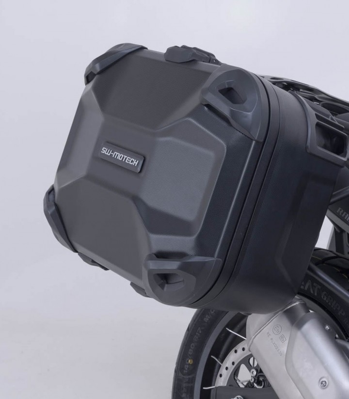 Pack Maletas Laterales + Baúl DUSC XL 55 L + Soportes Royal Enfield Himalayan 450 Rally (25) SW-MOTECH ADV.41.620.66100/B