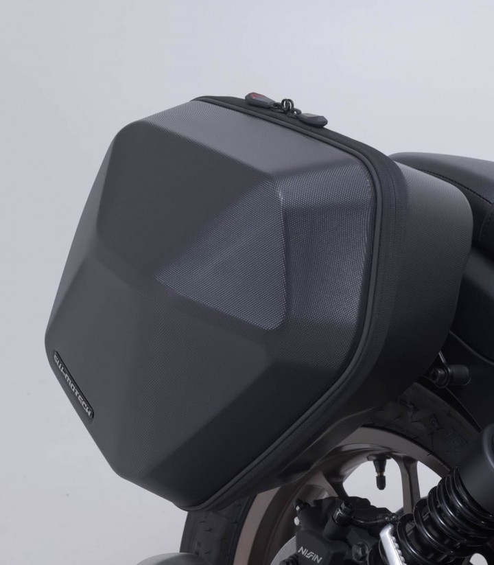 Maletas Laterales con Soporte URBAN ABS Negras 16,5/16,5 L Honda CMX500 Rebel (16-24) SW-MOTECH BC.HTA.01.887.30000/B
