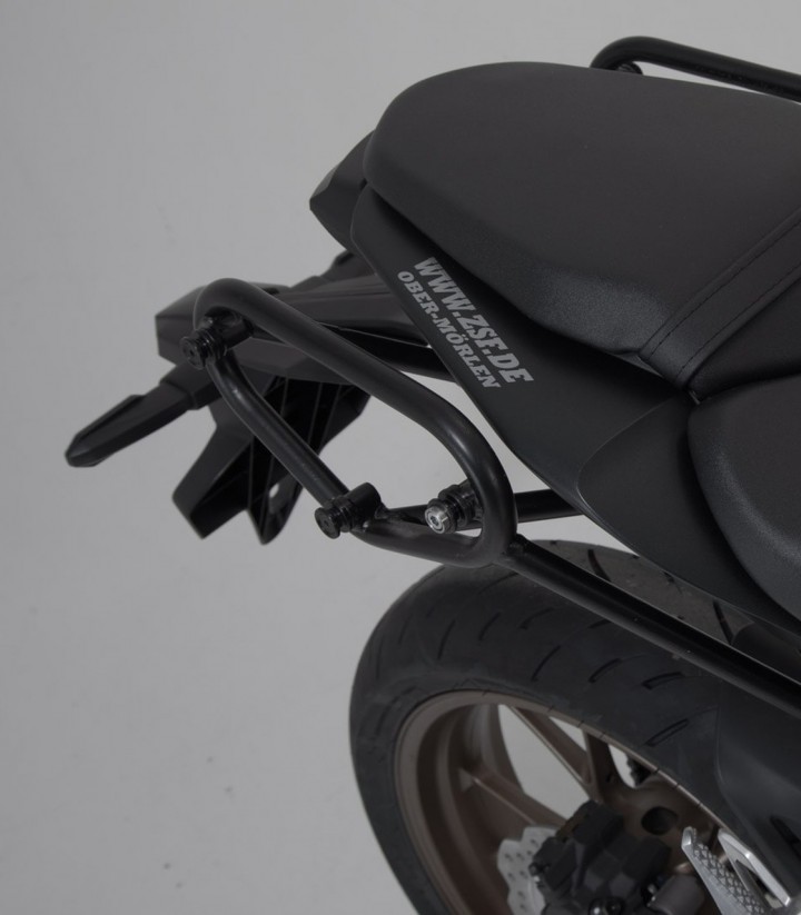 Maletas Laterales con Soporte URBAN ABS Negras 16,5/16,5 L Honda CB125R (CBF125NA) (17-24), CB300R (18) SW-MOTECH BC.HTA.01.906.