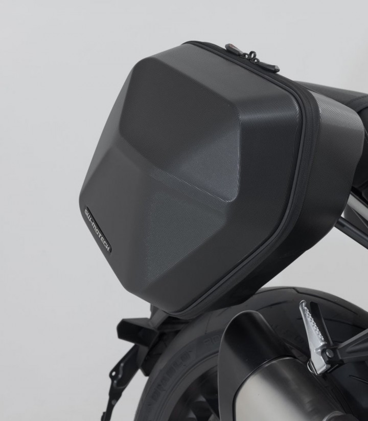 Seitenkoffer mit Träger URBAN ABS Schwarz 16,5/16,5 L Honda CB1000R (21) SW-MOTECH BC.HTA.01.979.30000/B