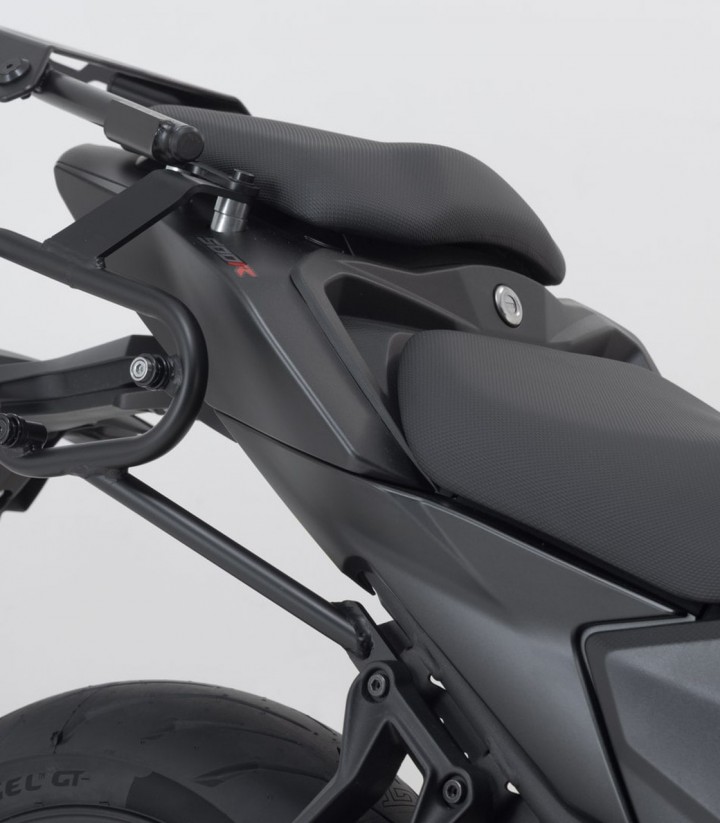 Maletas Laterales con Soporte URBAN ABS Negras 16,5/16,5 L VOGE 500R (19), R625 (25) SW-MOTECH BC.HTA.02.066.30000/B