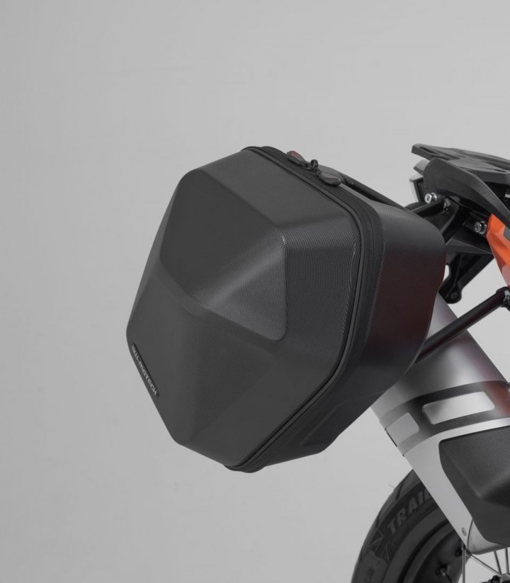 Maletas Laterales con Soporte URBAN ABS Negras 16,5/16,5 L varios modelos de KTM SW-MOTECH BC.HTA.04.521.30000/B