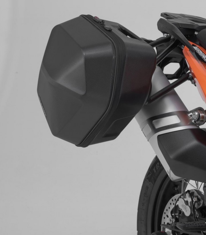 Maletas Laterales con Soporte URBAN ABS Negras 16,5/16,5 L varios modelos de KTM SW-MOTECH BC.HTA.04.521.30000/B