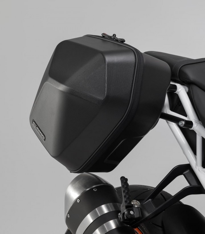 Maletas Laterales con Soporte URBAN ABS Negras 16,5/16,5 L KTM 1290 Super Duke R (13-19) SW-MOTECH BC.HTA.04.881.30000/B