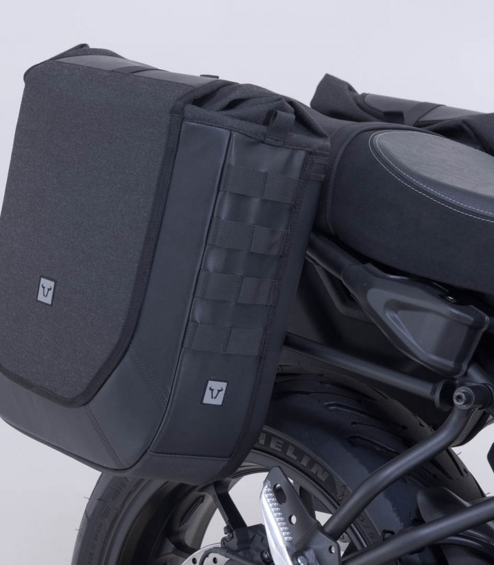 SW-MOTECH Legend Gear Side Bags + V-LOC Side Carriers 16/16 L Yamaha XSR 700 (15-21) BC.HTA.06.642.22000