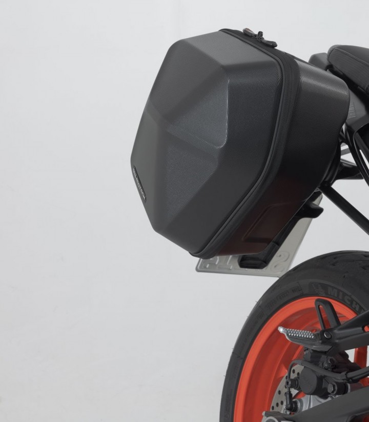 Seitenkoffer mit Träger URBAN ABS Schwarz 16,5/16,5 L Yamaha MT-07 (18-24) SW-MOTECH BC.HTA.06.869.30001/B