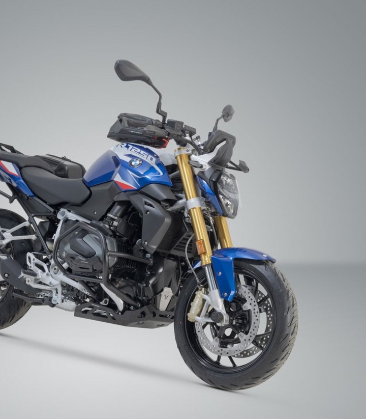 Maletas Laterales con Soporte URBAN ABS Negras 16,5/16,5 L BMW R 1200/1250 R (14-19), R 1250 RS (18) SW-MOTECH BC.HTA.07.913.300