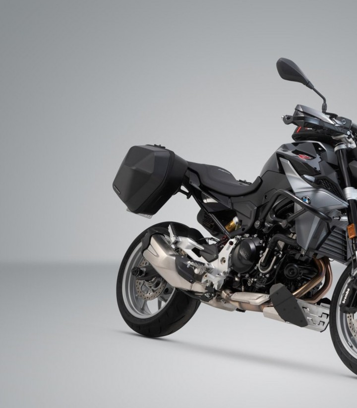Maletas Laterales con Soporte URBAN ABS Negras 16,5/16,5 L BMW F 900 R/XR (19-24) SW-MOTECH BC.HTA.07.945.30000/B