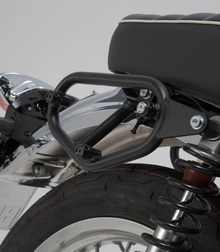 Maletas Laterales con Soporte URBAN ABS Negras 16,5/16,5 L Kawasaki W 650 (99-06), W800 (11-16, 18, 20) SW-MOTECH BC.HTA.08.933.
