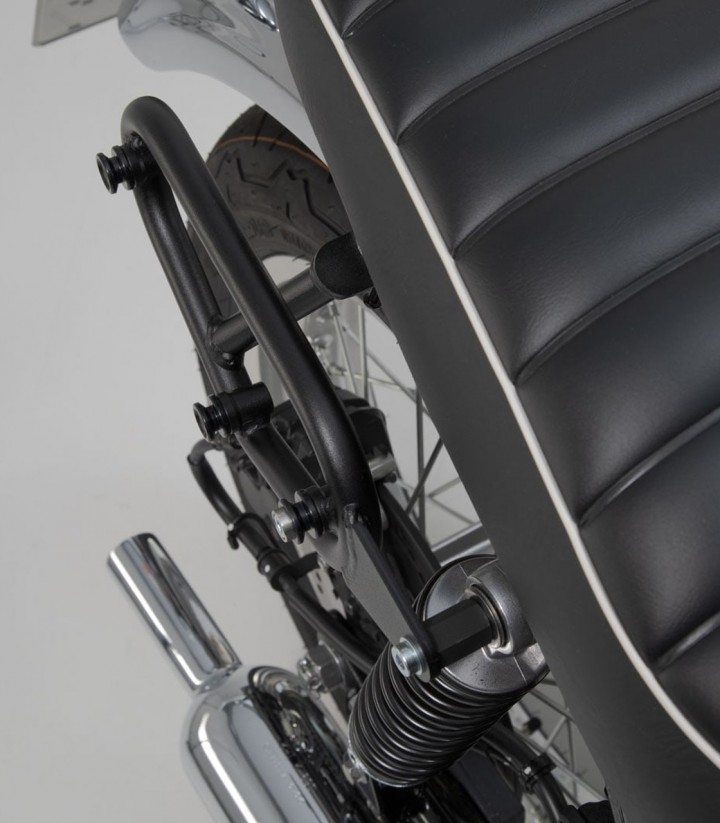 Seitenkoffer mit Träger URBAN ABS Schwarz 16,5/16,5 L Kawasaki W 650 (99-06), W800 (11-16, 18, 20) SW-MOTECH BC.HTA.08.933.30000