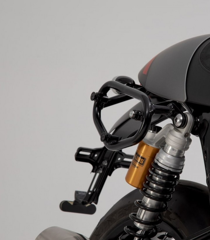 Maletas Laterales con Soporte URBAN ABS Negras 16,5/16,5 L Triumph Thruxton RS (19) SW-MOTECH BC.HTA.11.955.30000/B