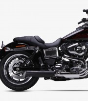 Escape Ixil HC1-2B para Harley Davidson Dyna Low Rider del 2014-16 color Negro