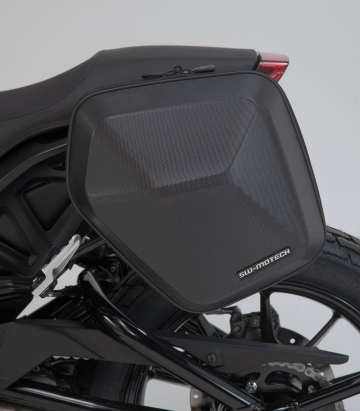 Maletas Laterales con Soporte URBAN ABS Negras 16,5/16,5 L Indian FTR 1200 (19) SW-MOTECH BC.HTA.20.935.30000/B