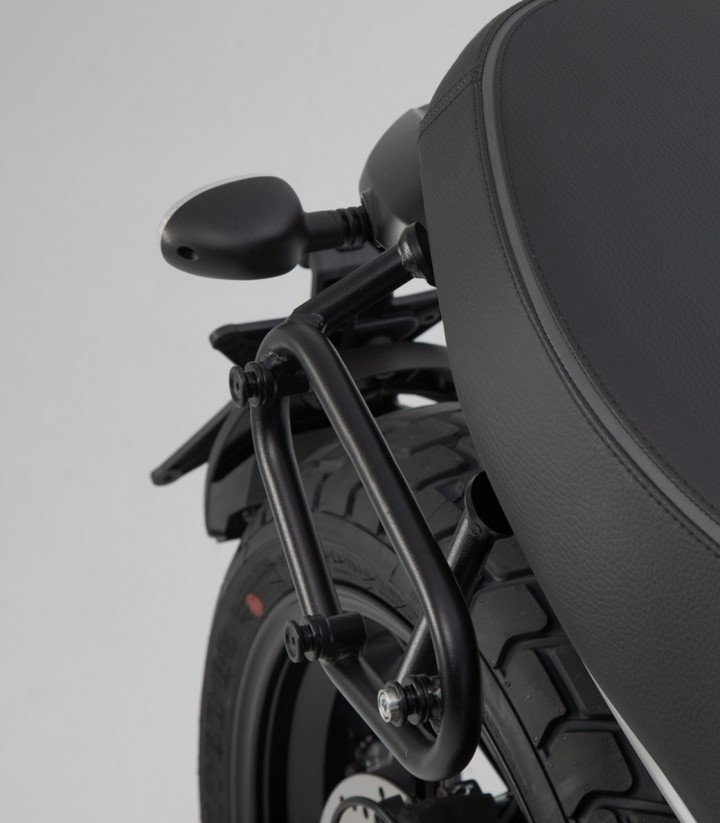 SW-MOTECH URBAN ABS 16,5/16,5 L Side Cases with Carrier for several Ducati models Black BC.HTA.22.916.30000/B