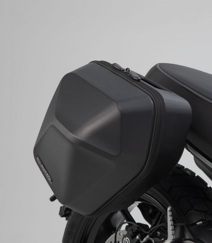Maletas Laterales con Soporte URBAN ABS Negras 16,5/16,5 L varios modelos de Ducati SW-MOTECH BC.HTA.22.916.30000/B
