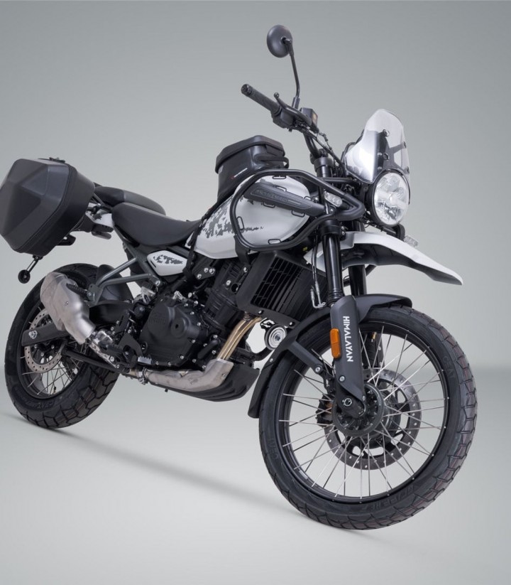 Seitenkoffer mit Träger URBAN ABS Schwarz 16,5/16,5 L Royal Enfield Himalayan 450 (23) SW-MOTECH BC.HTA.41.620.30000/B