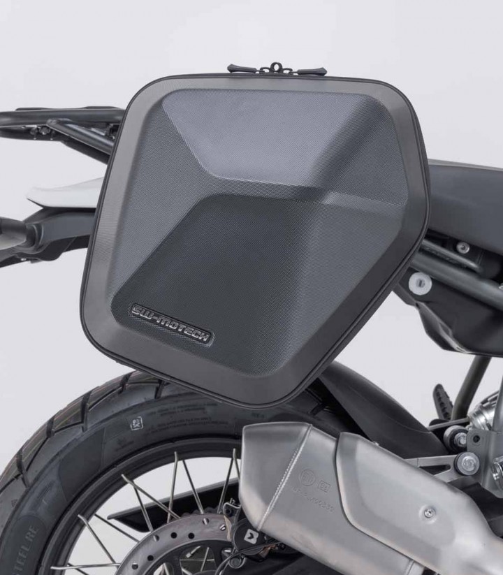 Maletas Laterales con Soporte URBAN ABS Negras 16,5/16,5 L Royal Enfield Himalayan 450 (23) SW-MOTECH BC.HTA.41.620.30000/B