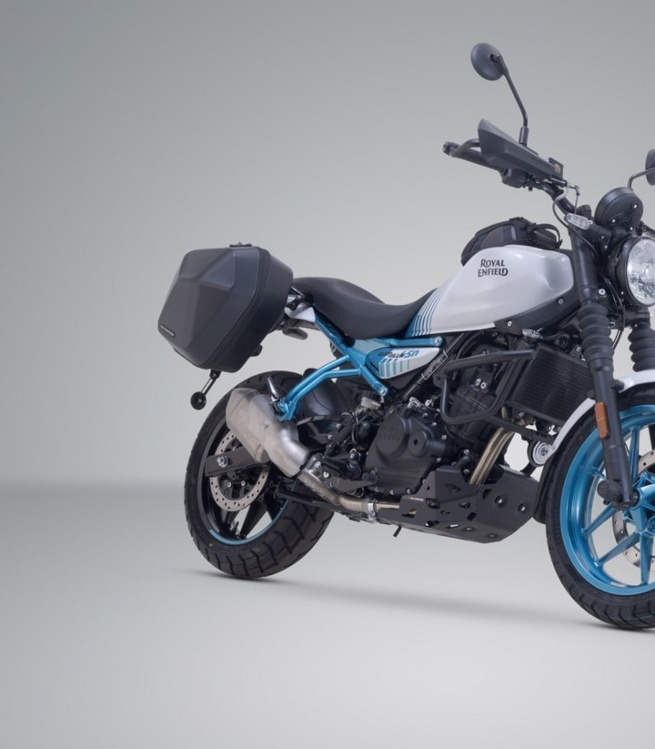 Maletas Laterales con Soporte URBAN ABS Negras 16,5/16,5 L Royal Enfield Guerrilla 450 (23) SW-MOTECH BC.HTA.41.633.30000/B