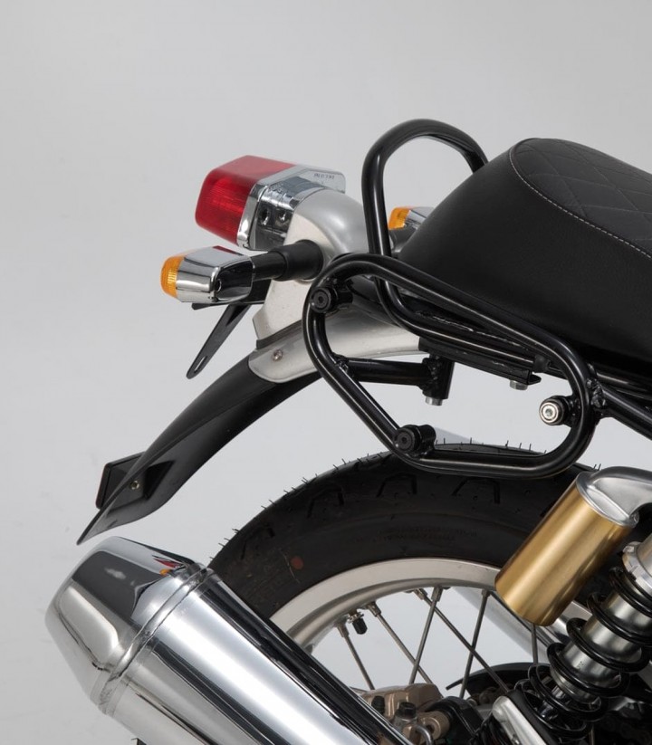 Seitenkoffer mit Träger URBAN ABS Schwarz 16,5/16,5 L Royal Enfield Continental GT 650 (18), Interceptor 650 (18-19) SW-MOTECH B