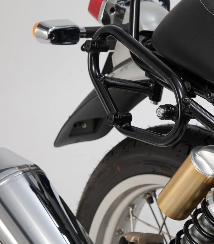 Seitenkoffer mit Träger URBAN ABS Schwarz 16,5/16,5 L Royal Enfield Continental GT 650 (18), Interceptor 650 (18-19) SW-MOTECH B