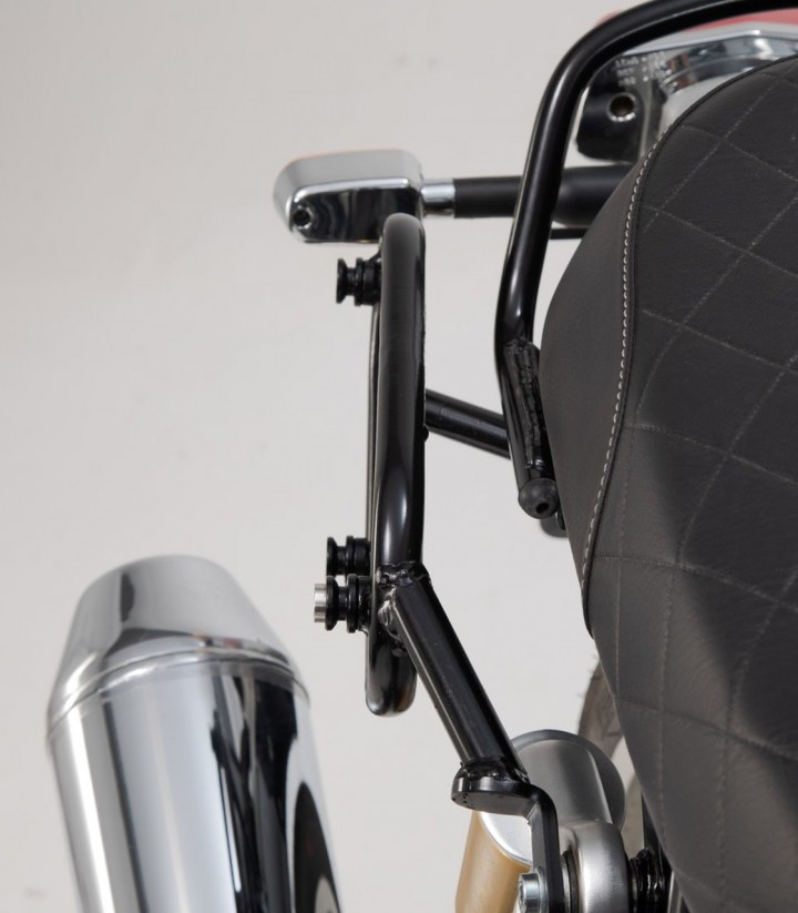 Seitenkoffer mit Träger URBAN ABS Schwarz 16,5/16,5 L Royal Enfield Continental GT 650 (18), Interceptor 650 (18-19) SW-MOTECH B