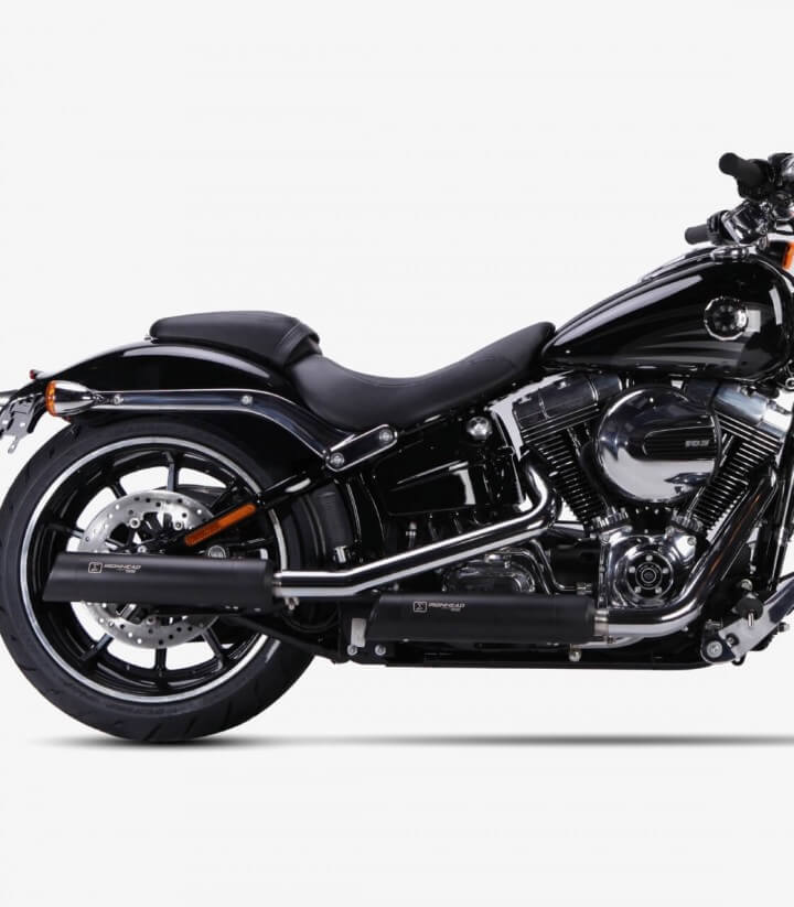Escape Ixil HC1-3B para Harley Davidson Softail Breakout del 2013-16 color Negro