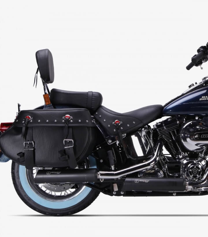 Ixil HC1-3B exhaust for Harley Davidson Softail Breakout 2013-16 color Black