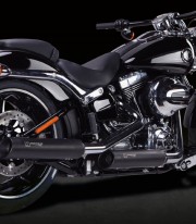 Escape Ixil HC1-3B para Harley Davidson Softail Breakout del 2013-16 color Negro