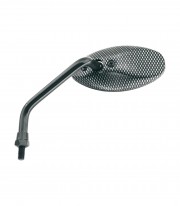 Retrovisores de Manillar Highsider M8 Gota de Agua Carbon Look en Negro Brillo