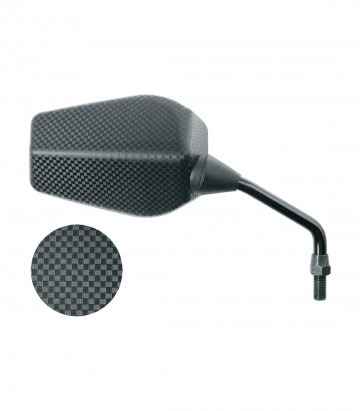 Retrovisores de Manillar Highsider Universal C/Fiber M10x1,25 (Sustituye E694) en Carbono