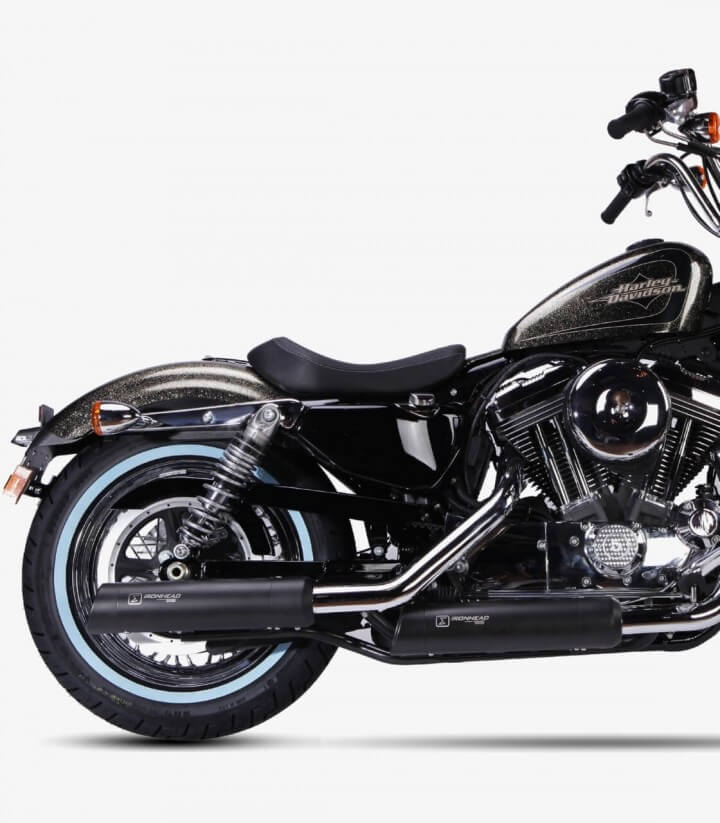 Ixil HC1-3B exhaust for Harley Davidson Sportster XL 883/1200 2014-2016 color Black