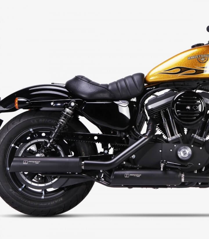 Escape Ixil HC1-3B para Harley Davidson Sportster XL 883/1200 2014-2016 color Negro