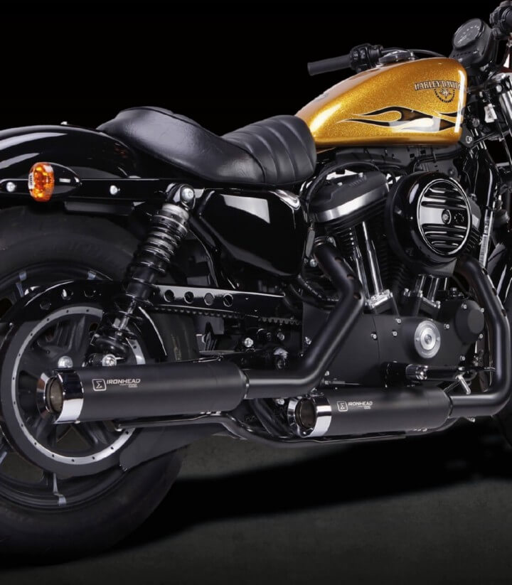 Escape Ixil HC1-3B para Harley Davidson Sportster XL 883/1200 2014-2016 color Negro