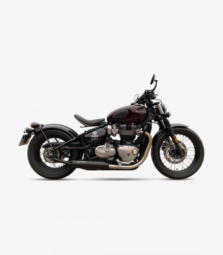 Ixil HC1-3SB exhaust for Triumph Bobber 2017-19, Speedmaster 2018-19 color Black