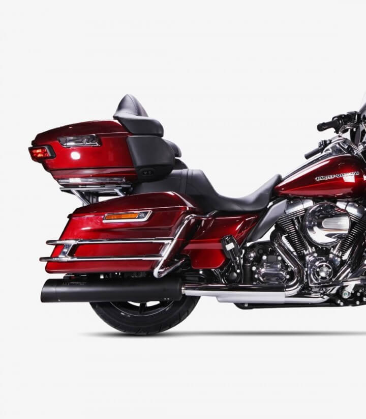 Escape Ixil HC2-1B para Harley Davidson Touring Road King del 2006-16 color Negro