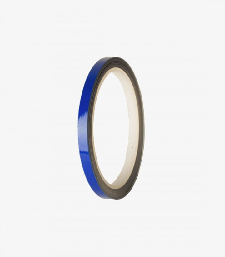 Blue motorcycle rim tapes by Puig