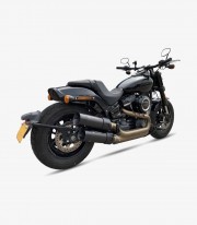 Escape Ixil HC2-2B para Harley Davidson Fat Bob del 2018-19 color Negro