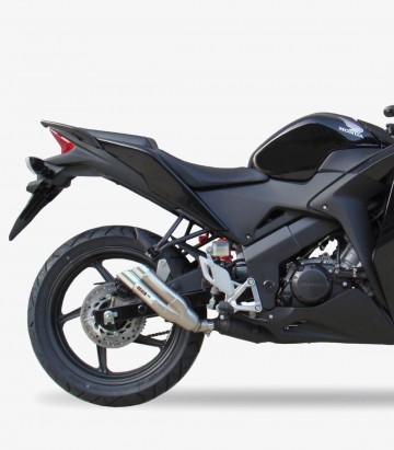 Escape Ixil L2X para Honda CBR 125 R del 2011-15 color Acero