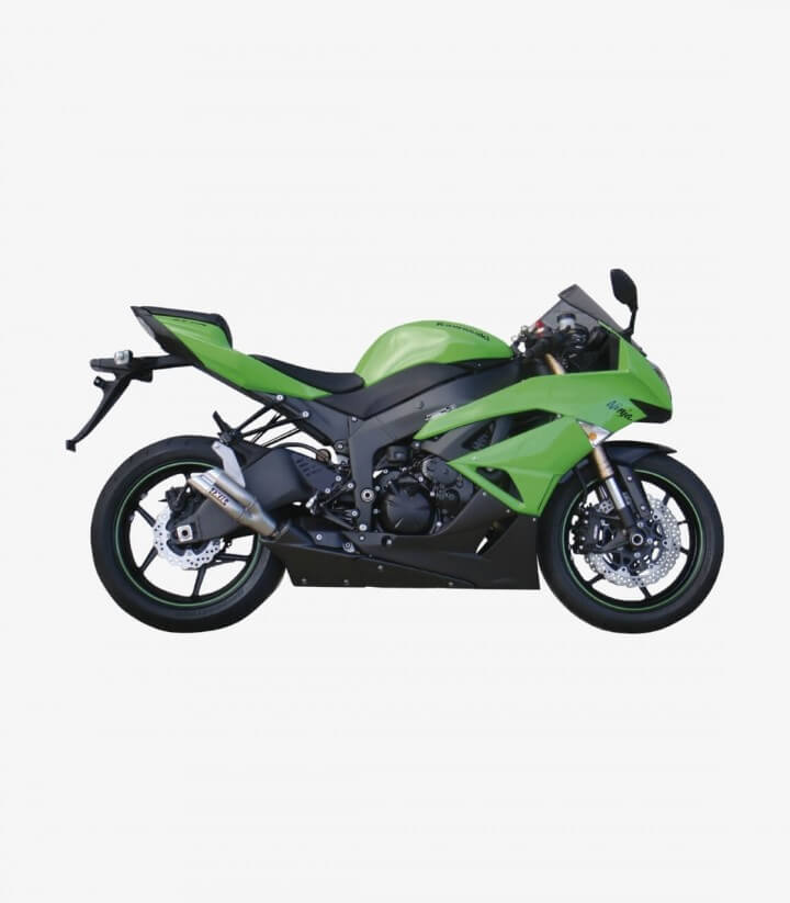Escape Ixil L2X para Kawasaki ZX 636 R 2013-19, ZX-6 R 2009-13 color Acero