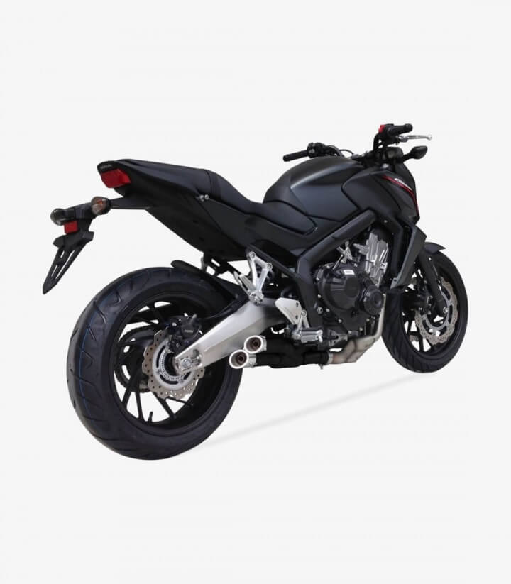 Escape Ixil L3XB para Honda CB 650 F/CBR 650 F del 2014-18, CB 650 R/CBR 650 R del 2019-20 color Negro