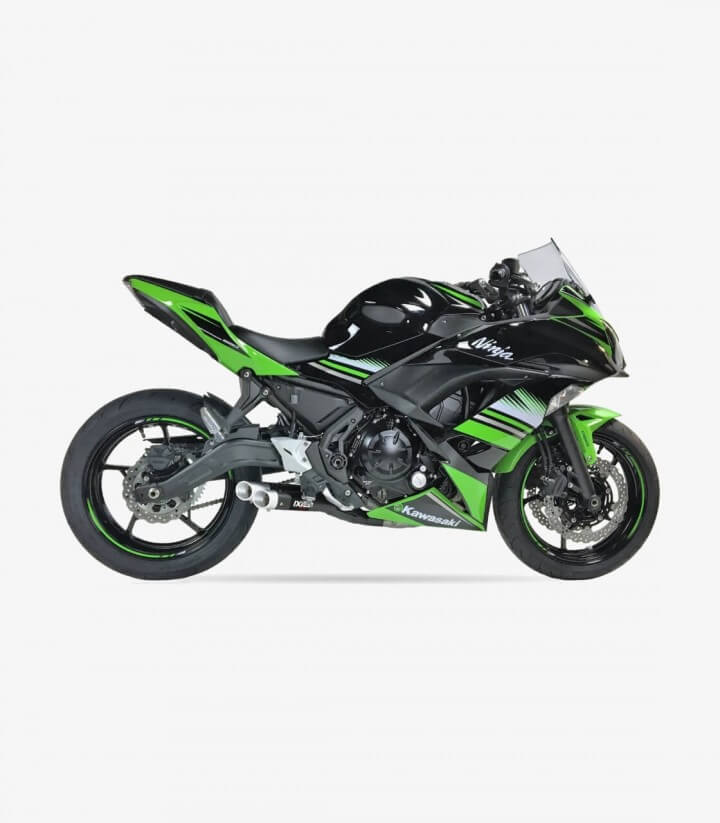 Escape Ixil L3XB para Kawasaki Z650, Ninja 650 del 2017-19 color Negro