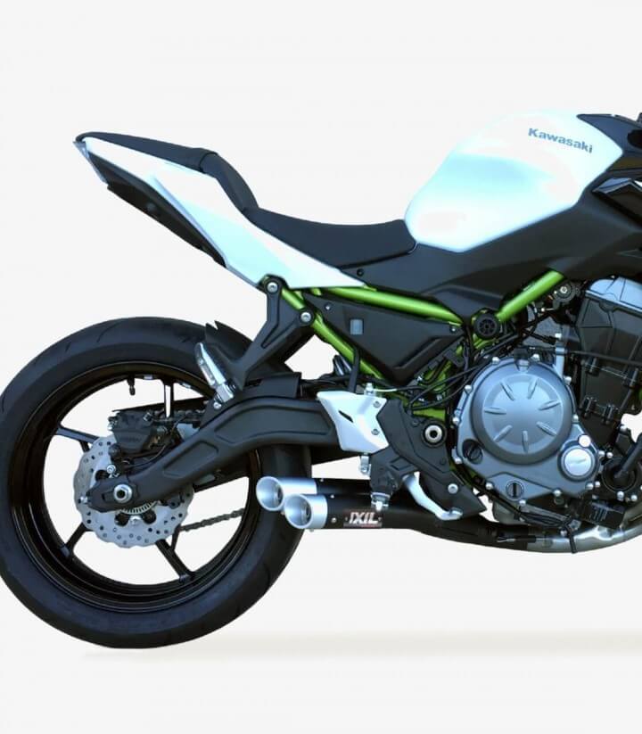 Escape Ixil L3XB para Kawasaki Z650, Ninja 650 del 2017-19 color Negro